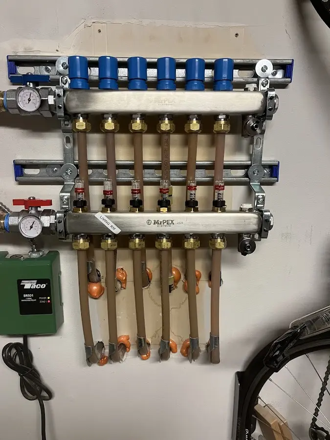 Plumber performing Leak Detection at a residential property in University City